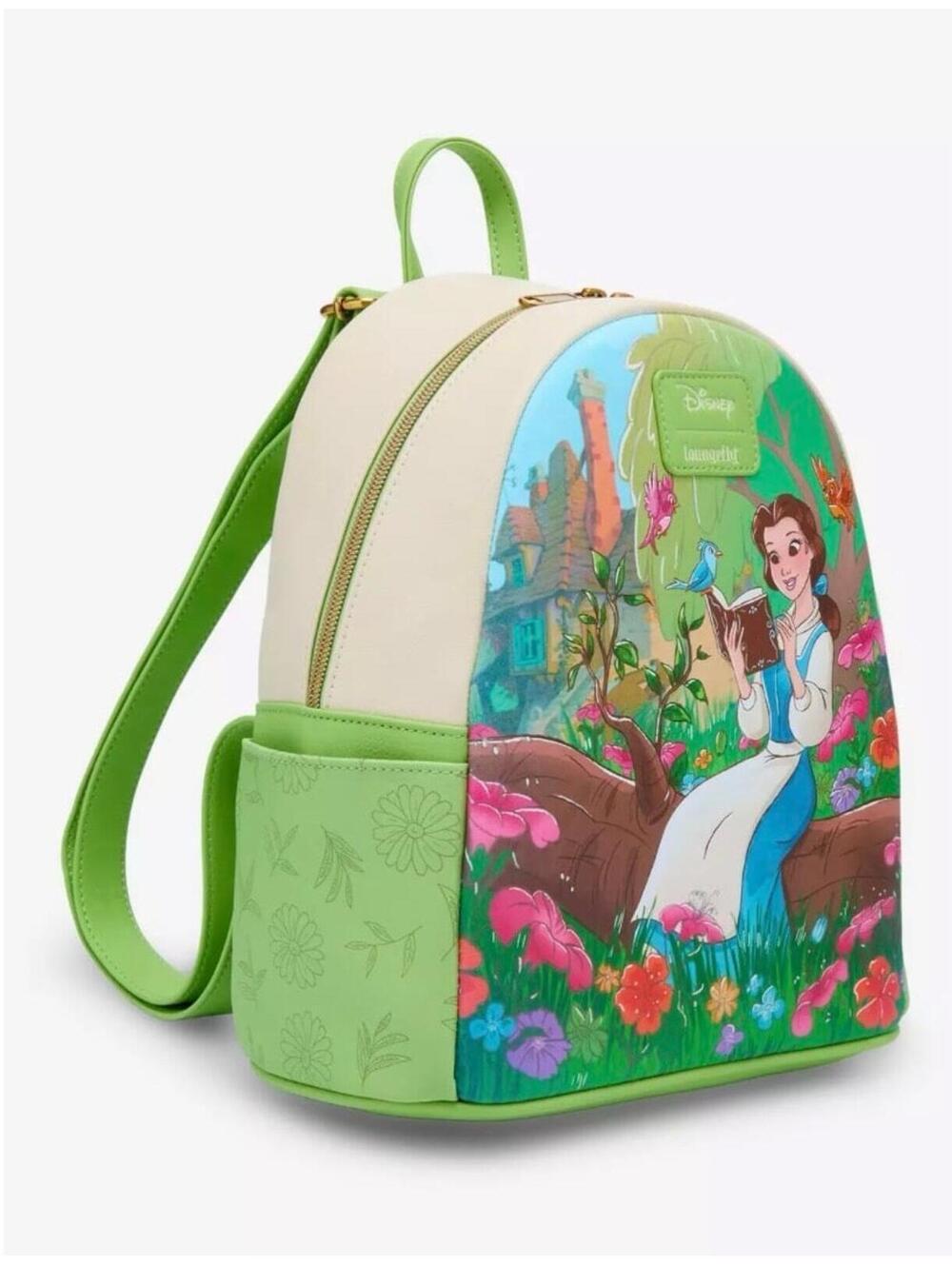 Loungefly Disney Beauty And The Beast Belle Reading Mini Backpack - Picture 3 of 6